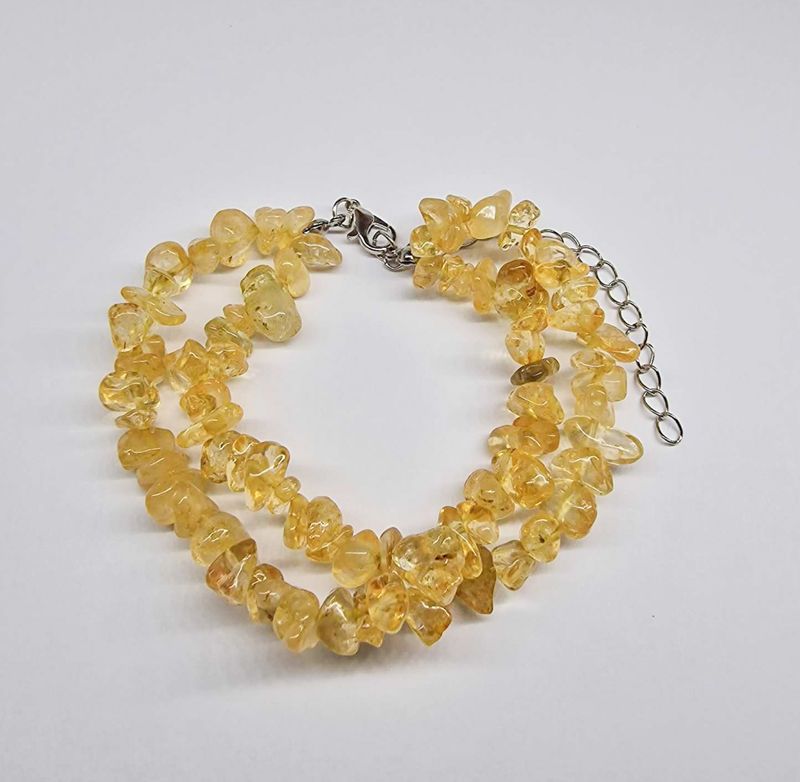 Armbånd Citrin Dobbel